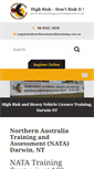 Mobile Screenshot of northernaustraliatraining.com.au